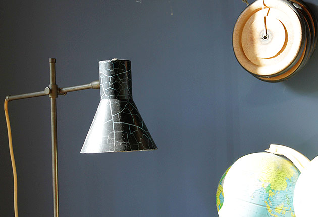 Stehlampe, Messing